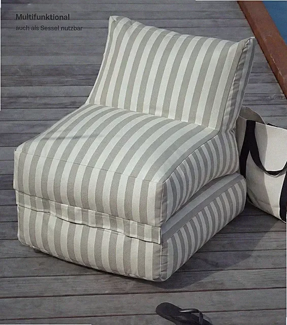 mokebo Outdoor Sitzsack 'Der Summerdream', Bean Bag mit Füllung oder Gartenliege