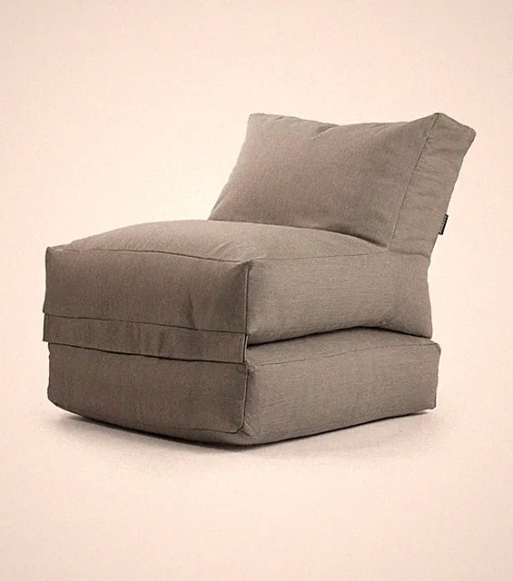 mokebo Sitzsack Bean Bag Gartenliege Outdoorkissen Relaxliege Anthrazit