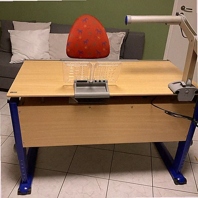 Moll Schreibtisch "Runner" mit Mobilight-Lampe, Maximo Forte Drehstuhl,...