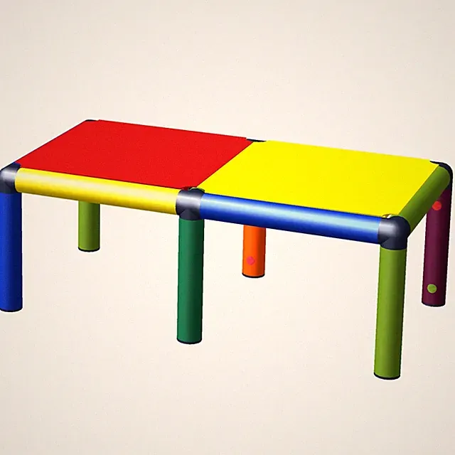 Move and Stic Sitzbank und Trittbank Nils Kinderbank Tisch Multicolor MAS 6962