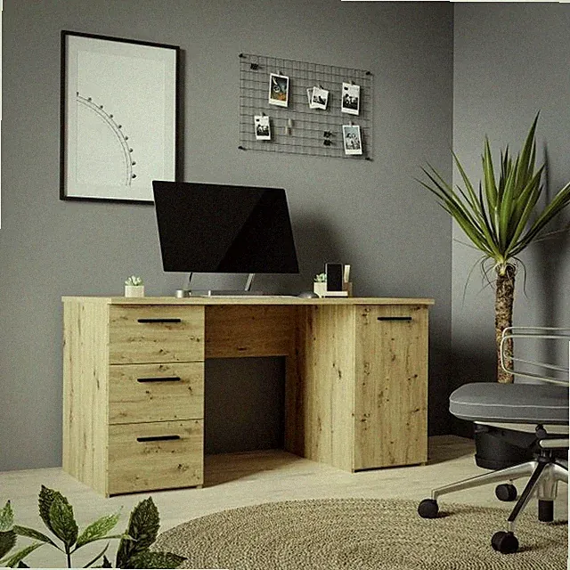 MT311-D78 NET 307 Schreibtisch 1trg. ca. 139x75x60 cm Artisan von Forte