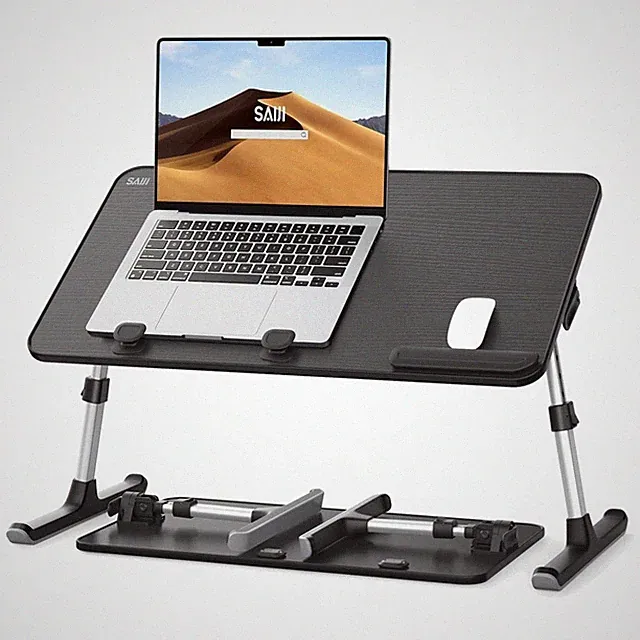Multifunktionaler Laptoptisch Holz Verstellbar Faltbar Sofa Bett Arbeitsplatz