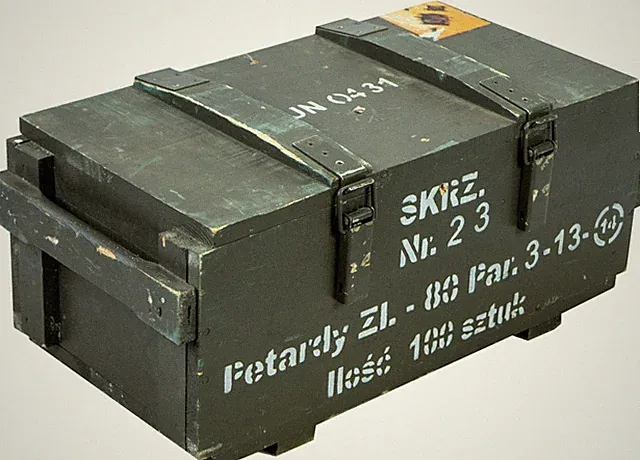 Munitionskiste SKRZ76 Armeekiste Munitionskiste Holzkiste Transportkiste