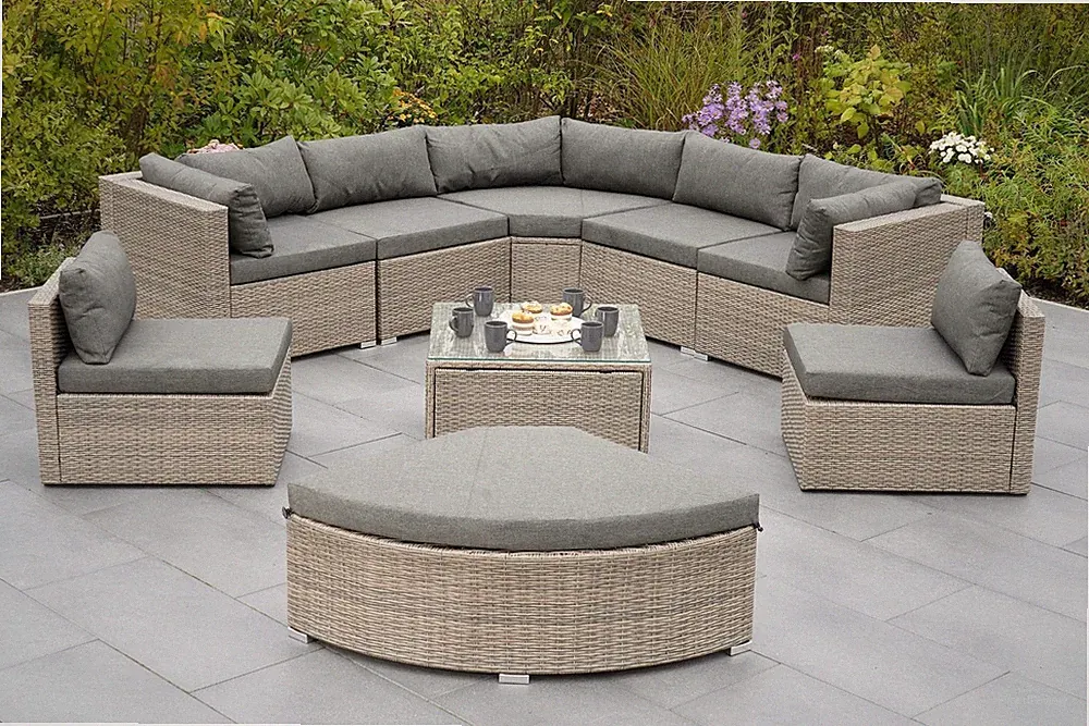 MX Gartenmöbel Rivello Set Multilounge Loungegruppe Sitzecke Loungemöbel Tisch