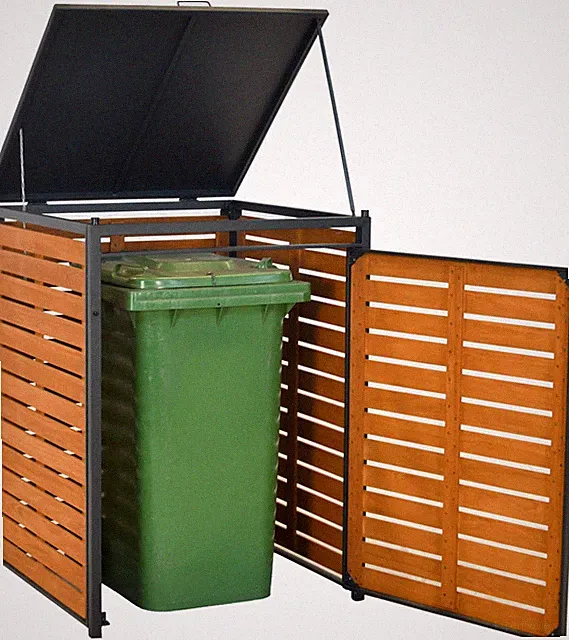 MX Mülltonnenabdeckung 80/120 L Mülltonnenbox Mülltonnenverkleidung Mülltonnen