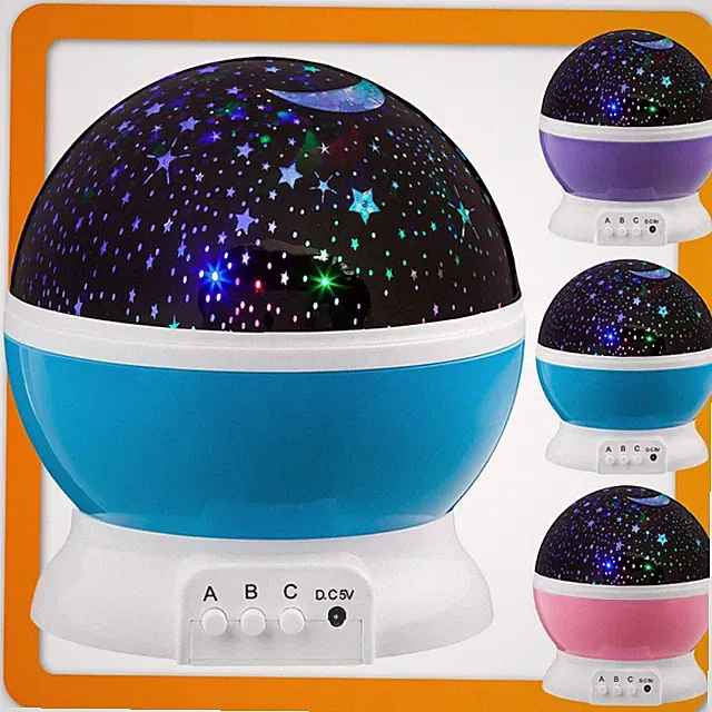 Nachtlicht Baby Sternenhimmel LED Einschlafhilfe Kinderzimmer Kinderlampe Sterne