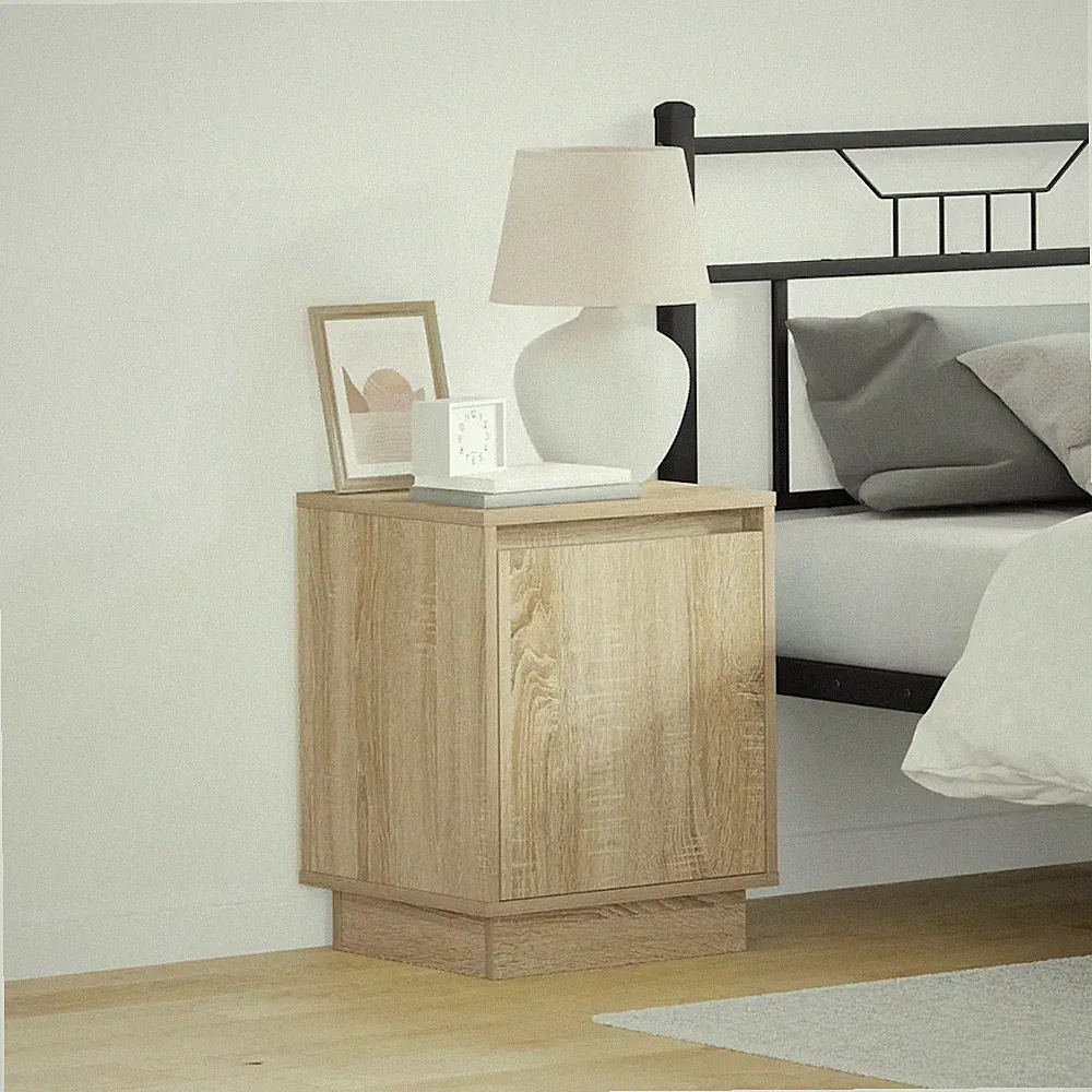 Nachttisch Holzwerkstoff Moderner Schlafzimmermöbel Tag- und Tisch vidaXL