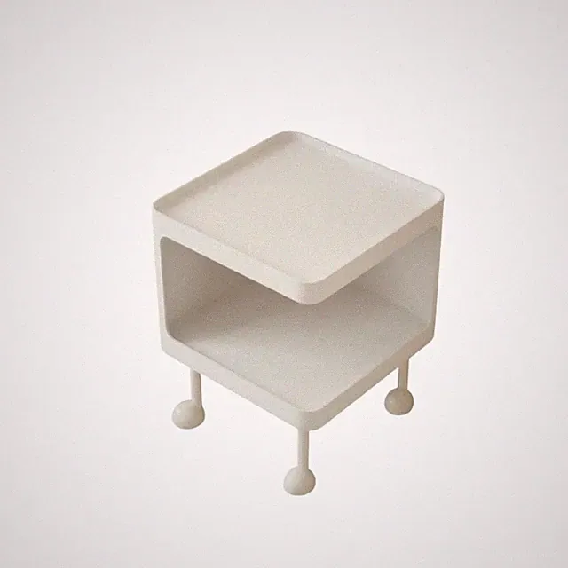 Nachttisch mit Beleuchtung minimalistisch Nachtschrank stabil für Schlafzimmer