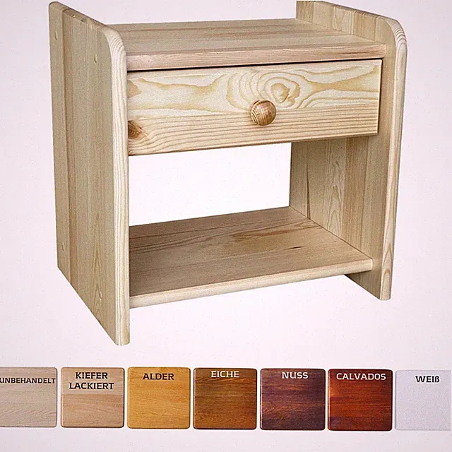 Nachttisch Nachtkonsole KIEFER HOLZ -NEU Landhausstil MASSIVHOLZ