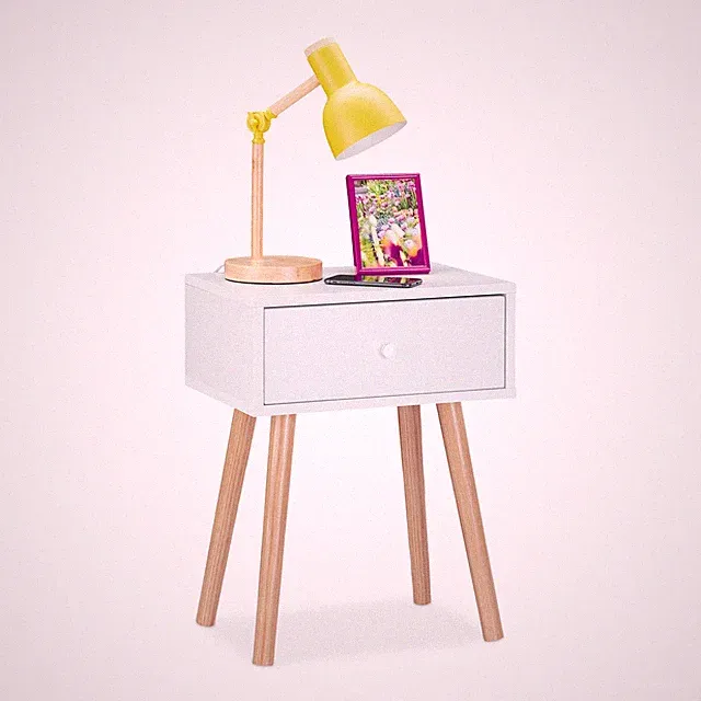 Nachttisch skandinavisch Nachtkommode Nachtschrank Beistelltisch Schlafzimmer
