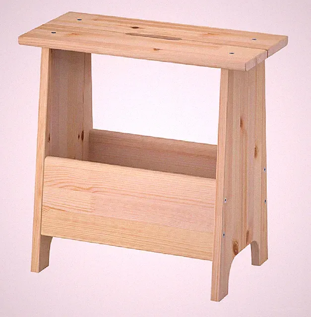 Nagelneue Ikea PERJOHAN Bank mit Stauraum, Kiefer, 49 cm, Beistelltisch Beistelltisch