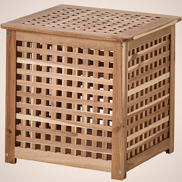 Nagelneuer Ikea HOL Akazie Beistelltisch, Akazie, 50x50cm, 70161320, Mehrzweck