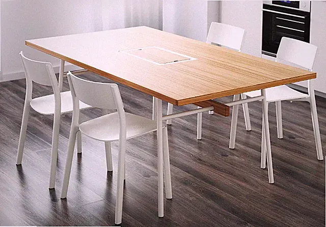 NEU IKEA ANVÄNDBAR Bambus Tisch Esstisch 180 x 98 x 74 Esszimmer Büro Computer