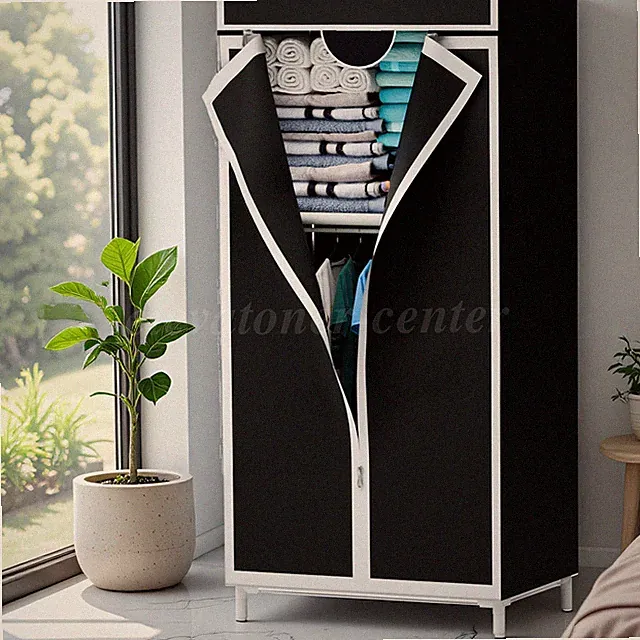 NEU Kleiderschrank Stoffschrank Neu Faltschrank Stoffkleiderschrank Schrank DE