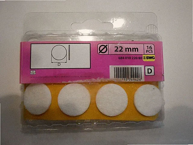 NEU SWG Möbelgleiter selbstklebend 22 mm Filzgleiter Schutz für Stühle Fußboden