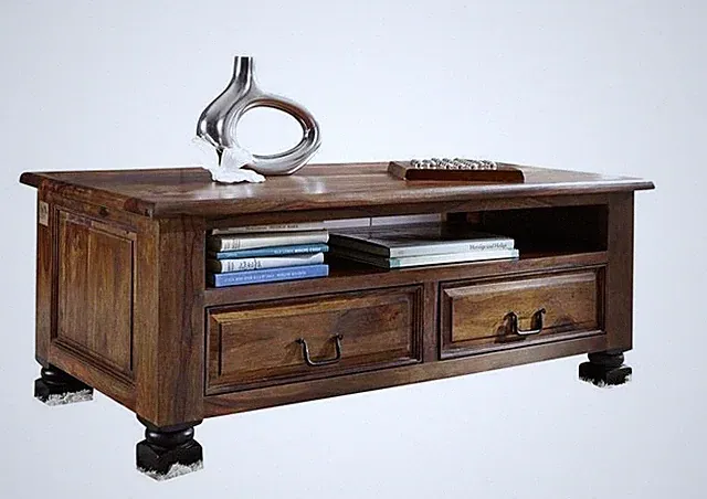 NEW BOSTON #203 Couchtisch Wohnzimmertisch Beistelltisch Loungetisch Holztisch M