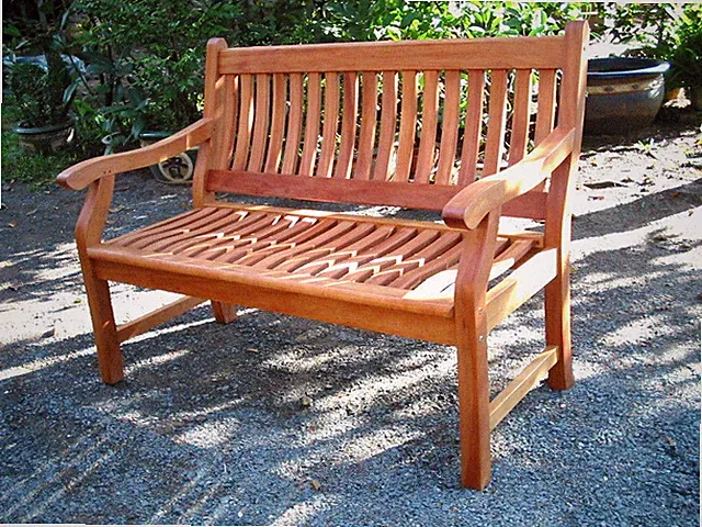 New Jersey Gartenbank 3-Sitzer Bank Sitzbank Parkbank Balkonbank Holzbank Massiv