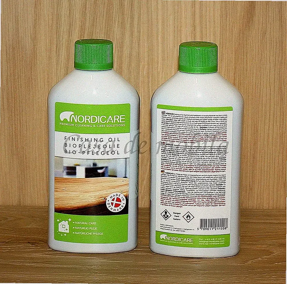Nordicare Bio-Möbelöl 250ml Möbelpflegeöl Buche Erle Kirsche Birke Eiche