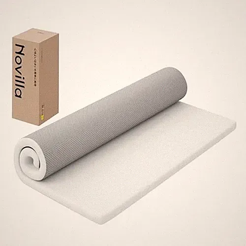 Novilla High-Resilience Single Futon Matratze 200N Festigkeit Faltmatratze