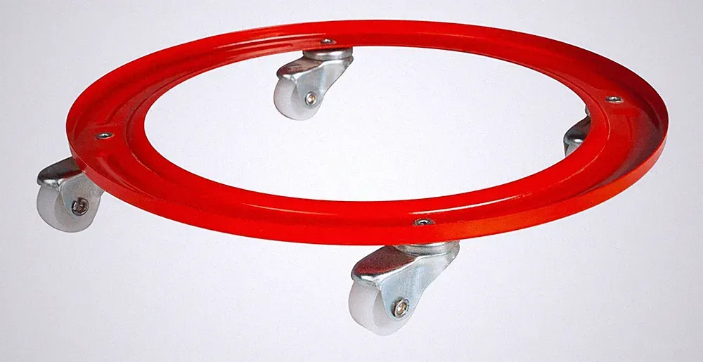 Ø 30 cm Rollbrett Werkstatt Transporthilfe Transportroller Möbelroller Möbel rot