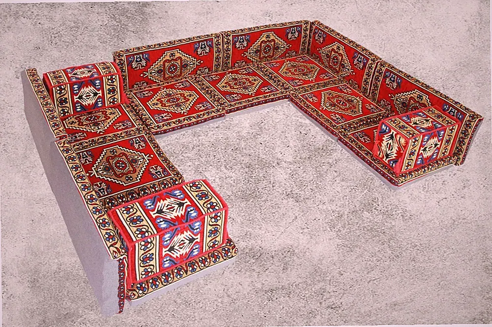 Orientalische Sitzecke, Sark Kösesi 17-tlg. Marokkanischer, Orientalisches Sofa