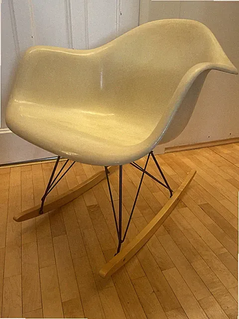 Orig. Eames Schaukelstuhl , Mid Century, Fiberglas, 60er 70er