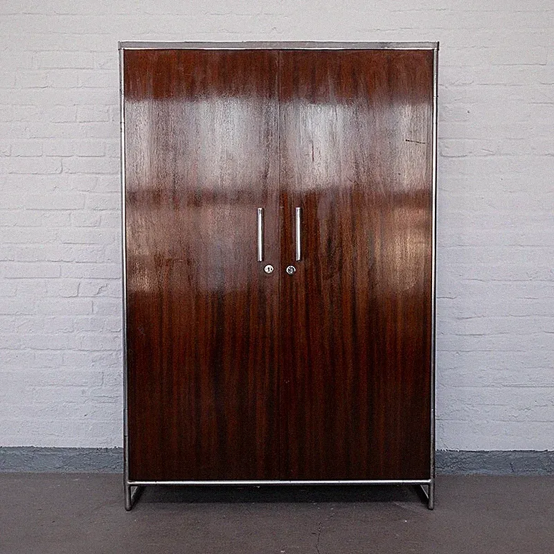 Original 1930s Bauhaus Kleiderschrank, Entwurf J.Hagemann für Thonet Mundus