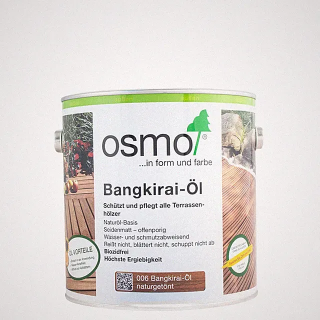 Osmo Bangkirai-Öl 006 naturgetönt 2,5L, Terrassenöl, Holzöl