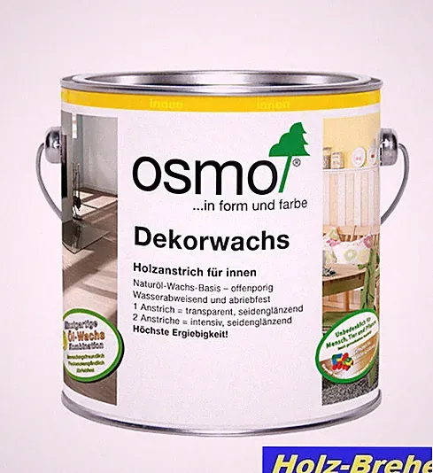 Osmo Dekorwachs 3123 Goldahorn transparent 0,375 L Holz Öl Colorwachs Möbel