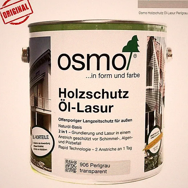 OSMO Holzschutz Öl Lasur Öllasur 2,5l Holzlasur verschiedene Farbtöne für Außen