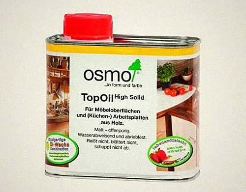 OSMO TopOil High Solid 0,5 L - Öl für Möbel und Küchenarbeitsplatten Spielzeug