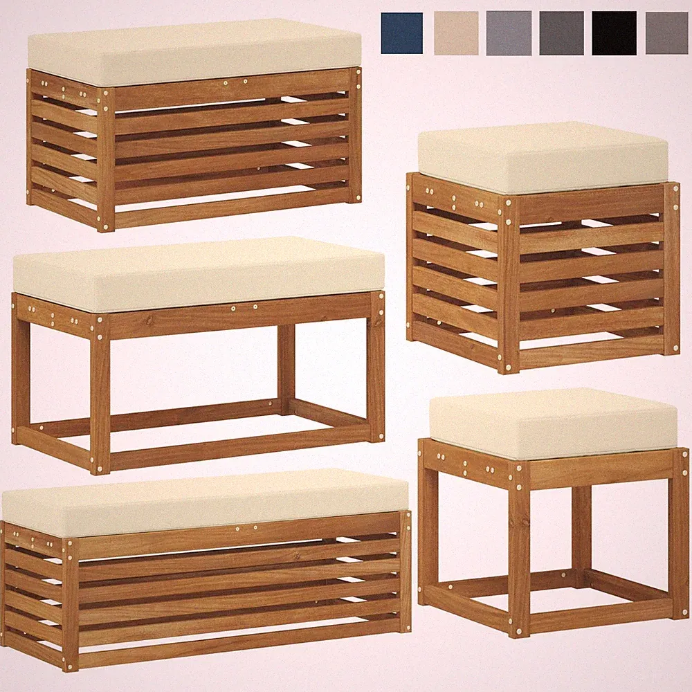Outdoor Gartenmöbel Massivholz Gartenlounge Loungemöbel Sitzgruppen Balkonmöbel