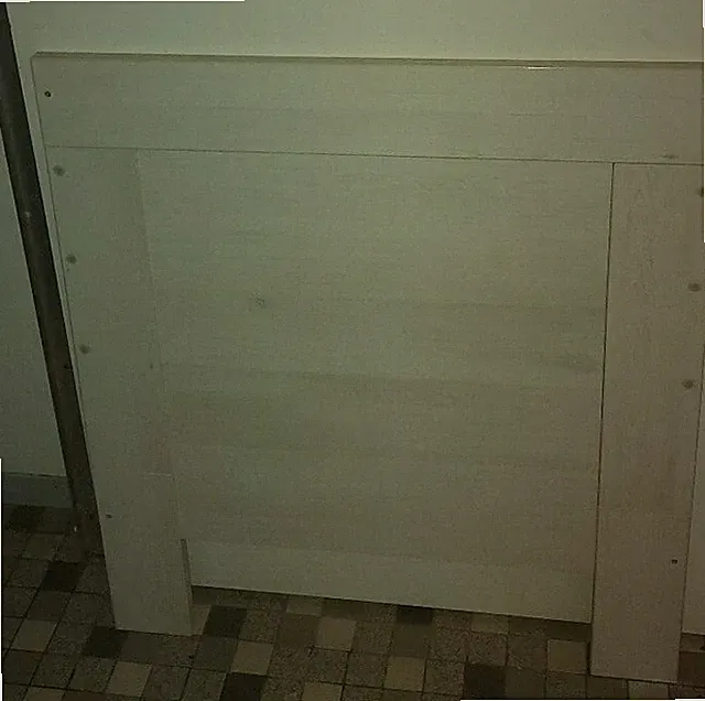 Paidi Kinderbett Bett teilweise Vollholz weiß lackiert Shabby Vintage