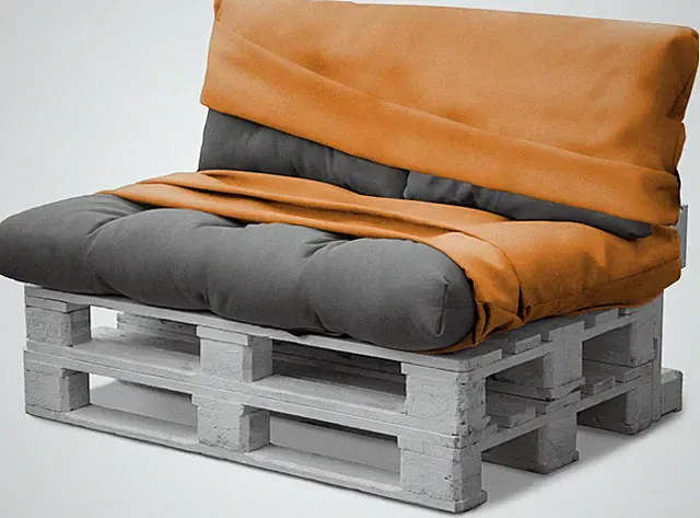 Palettenkissen Set Sitzkissen Rückenkissen Palettensofa wasserfest Outdoor