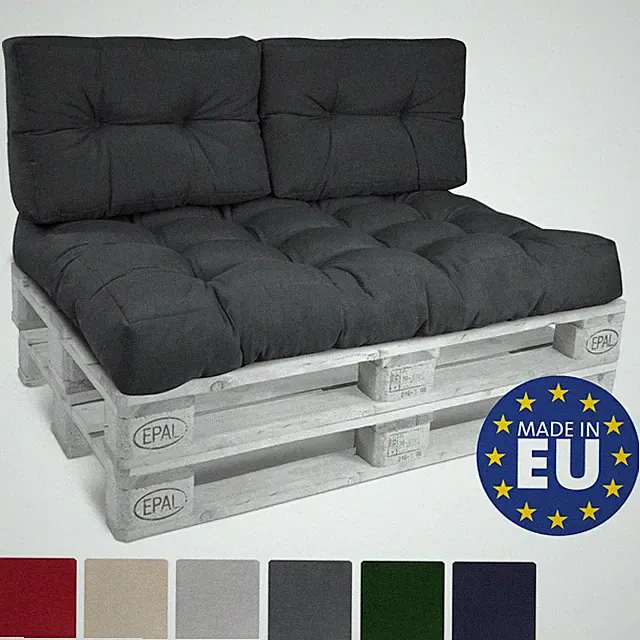 Palettenkissen Sitzkissen Palettenpolster Palettensofa Polster Set Rückenkissen