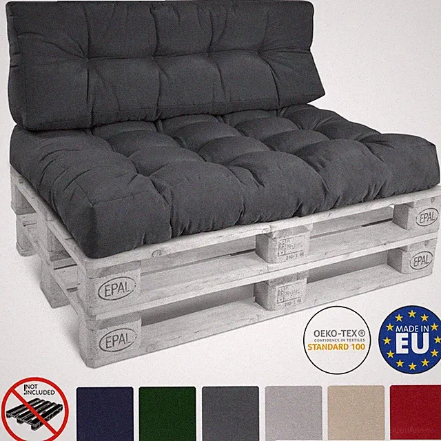 Palettenkissen Sitzkissen Palettenpolster Rückenkissen Palettensofa Polster Set