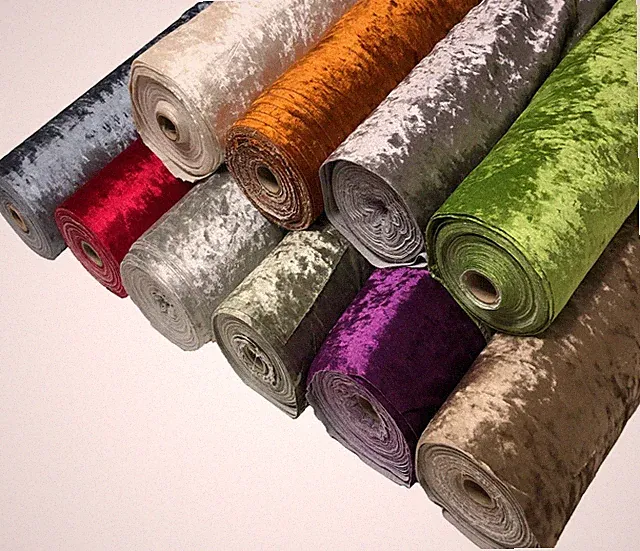 Pannesamt Samt Stoff Möbelstoff Crushed Velour Hochzeit Bekleidung Kissen Deko