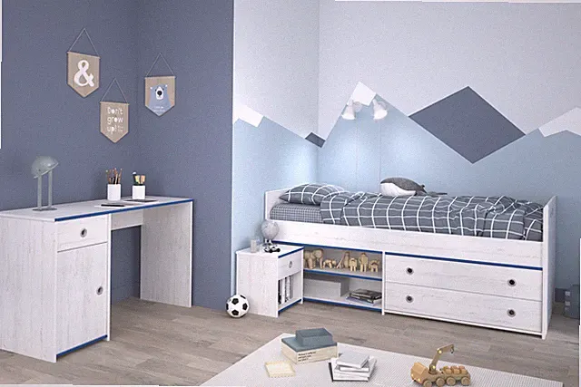Parisot Kinderzimmer "Smoozy" Weiß (Smoozy 27) NEU
