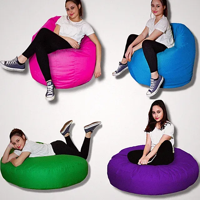 PatchHome Sitzsack Sitzkissen 2 in 1 Kissen Sessel Sofa Tobekissen Bodenkissen