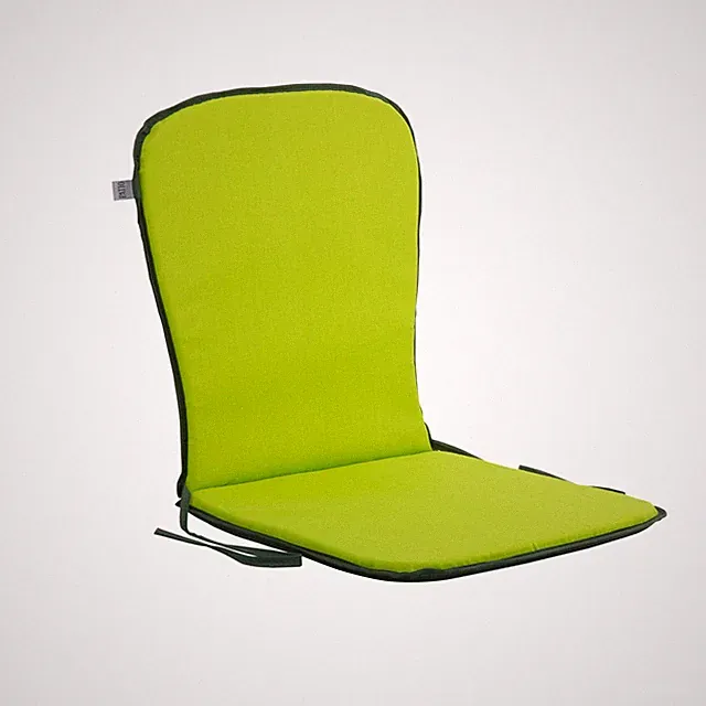 PATIO Stuhlauflage Sam 74 x 38 cm Monoblock Paspel grün glatt