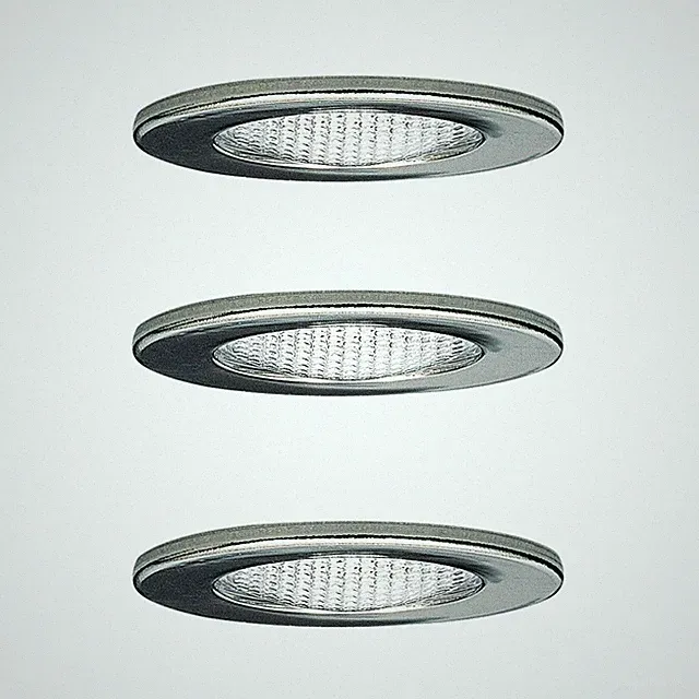 Paulmann Möbel Einbauleuchten Set Schutzglas strukt. 3x20W 70VA 230/12V G4 66mm