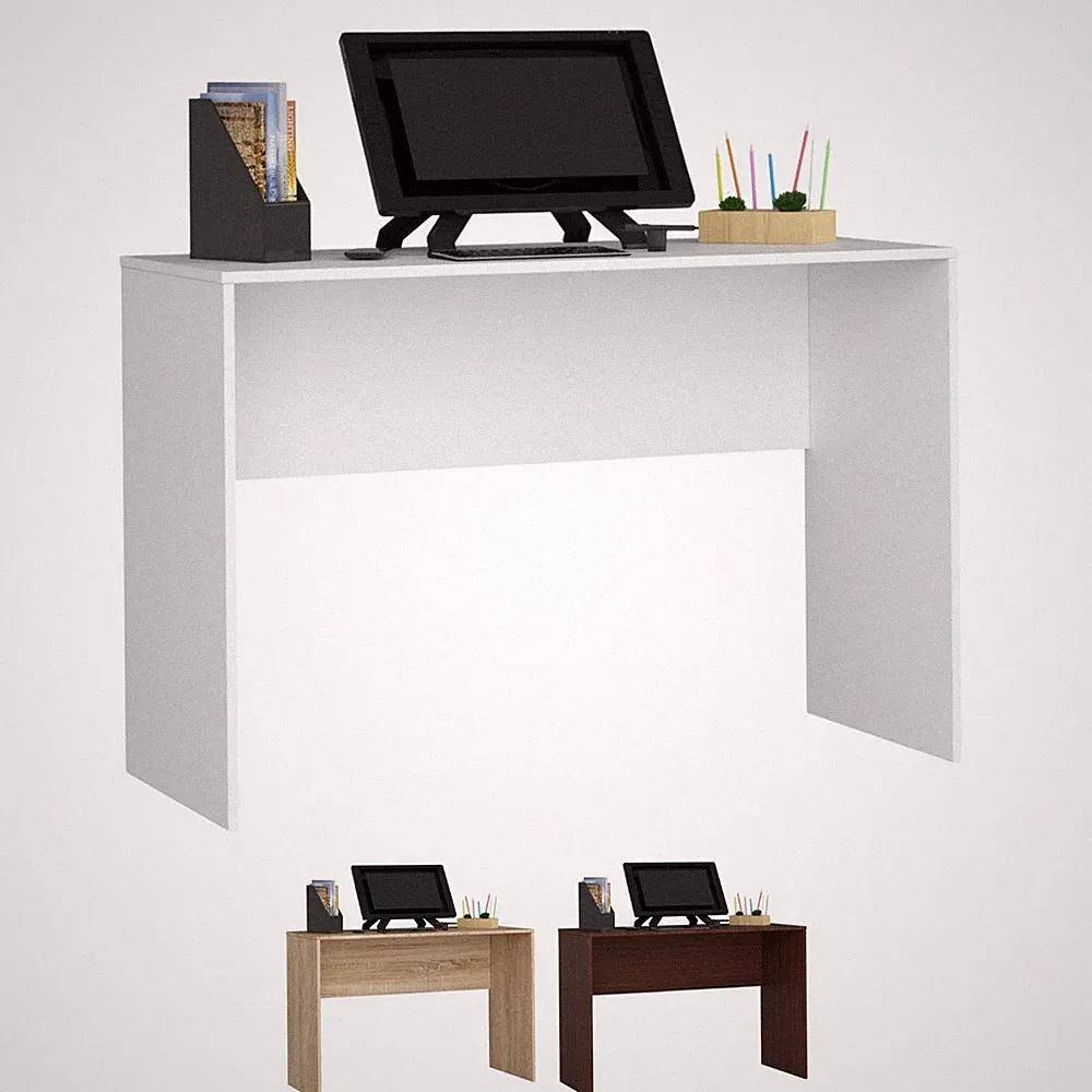PC-Schreibtisch AKORD B17 in der Farbe Weiß B120xH79xT50 cm