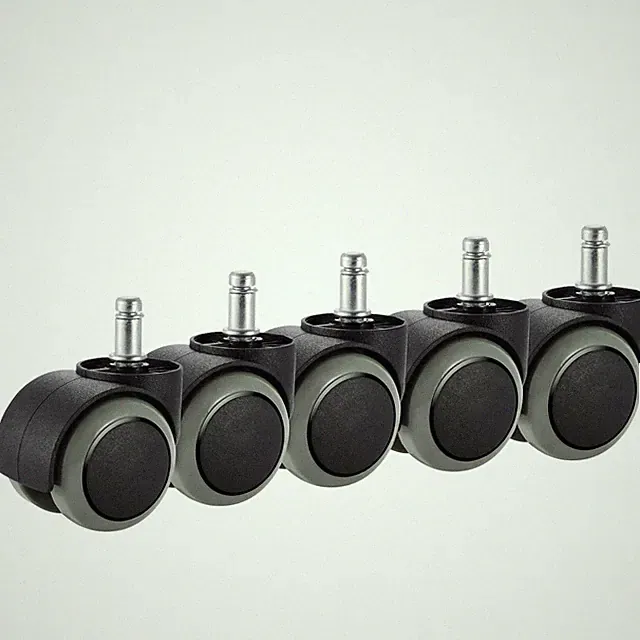 PChero 5 Stück Möbelrollen Lenkräder Bürostühle IKEA geeignet 10mm 22mm 250KG