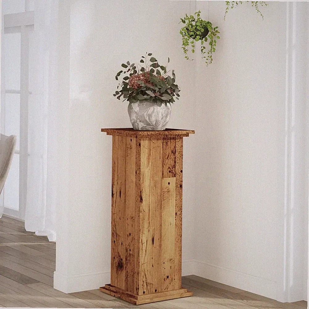 Pflanzenständer Blumenhocker Blumenständer Blumensäule Holzwerkstoff vidaXL