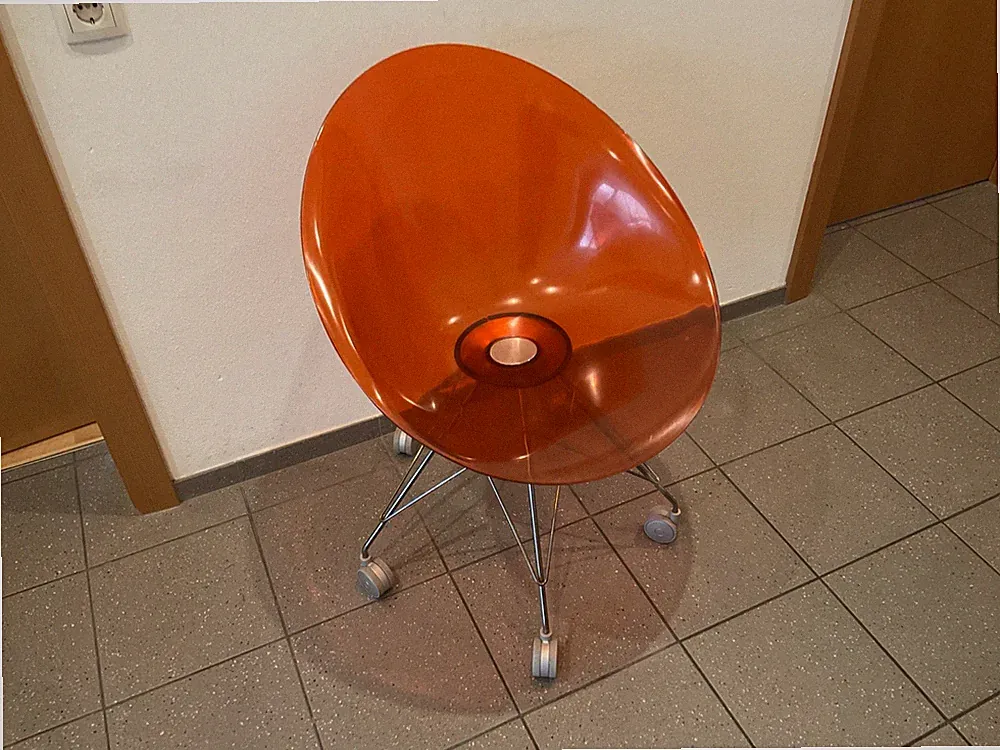 Philipp Starck ERO S Sessel mit Rollen Kartell Designklassiker Designer Stuhl