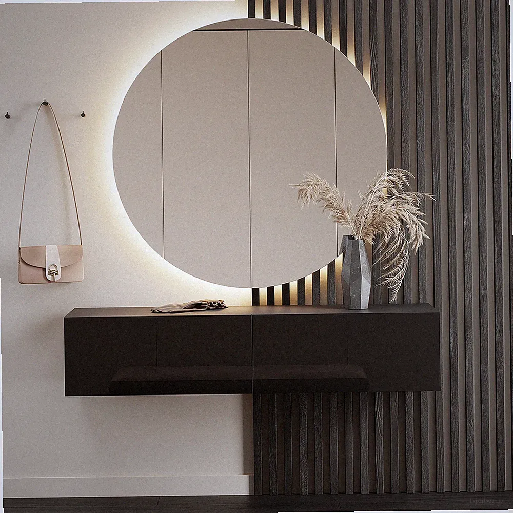 Planetmöbel Flurschrank 140 cm – Wand- oder Standmontage – Garderobe Diele