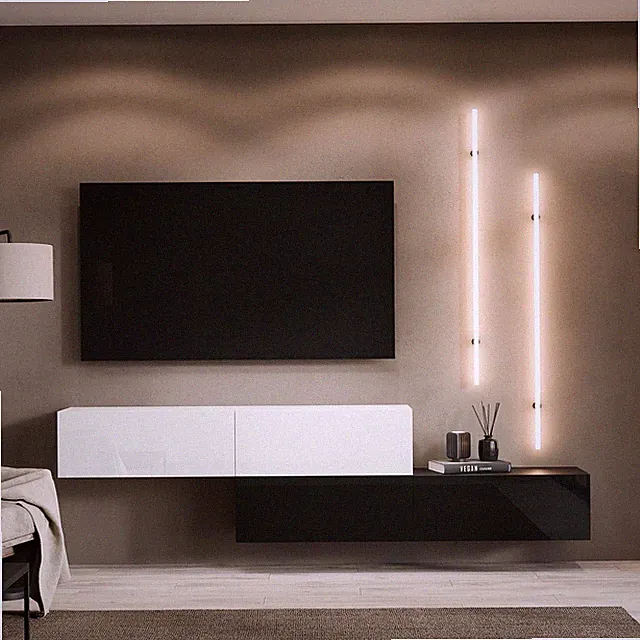 Planetmöbel TV-Board WEST – Zweiteiliges TV-Board 2×160 cm, versetzt montierbar