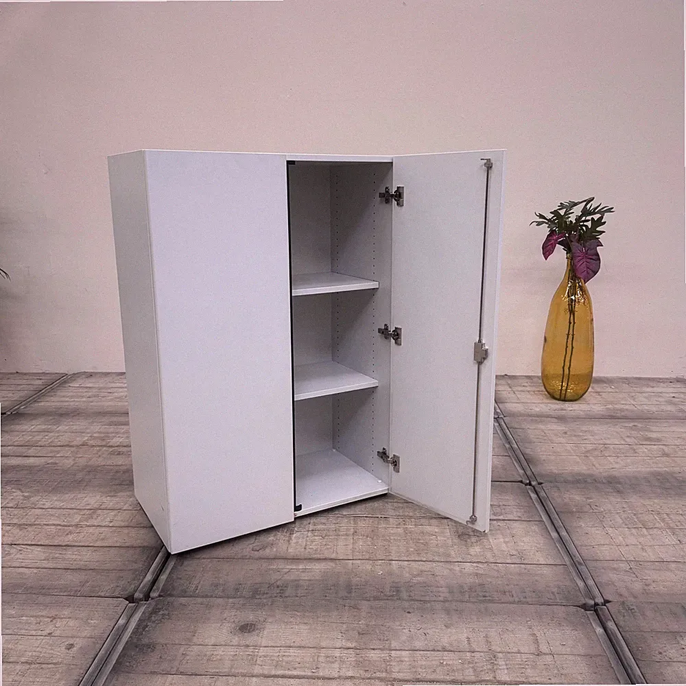 Planmöbel Highboard 80cm 3OH Lichtgrau Büro Schrank