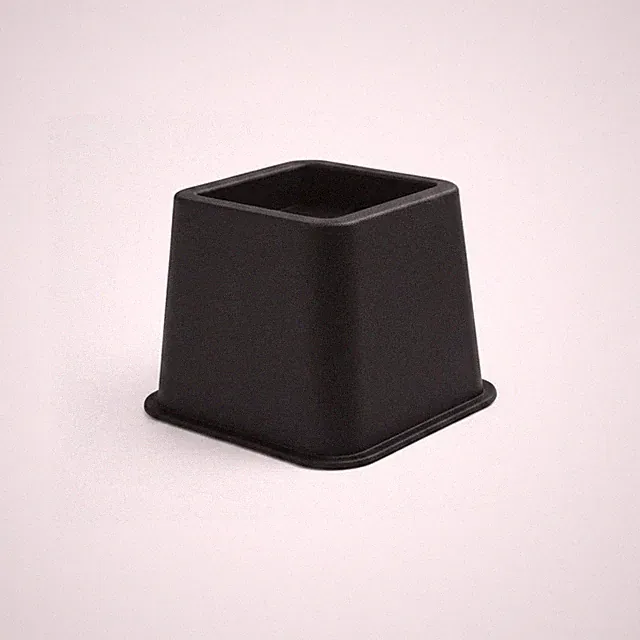 Plastik-Fußsockel hochbelastbar Möbelbein-Erhöhung verschleißfest für Wohnen