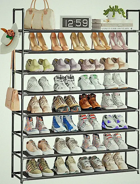 Platzsparendes Schuhregal für Eingangsbereich & Kleiderschrank